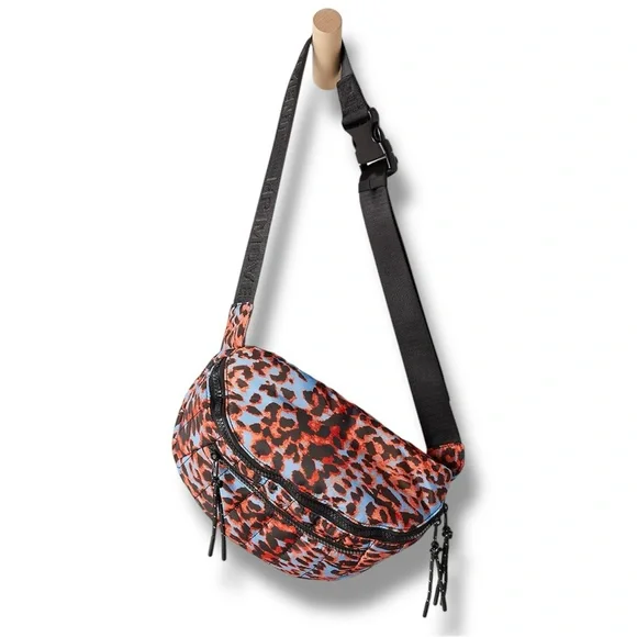 FP MOVEMENT FREE PEOPLE Quilted Print Sling Bag Belt Bag NWT